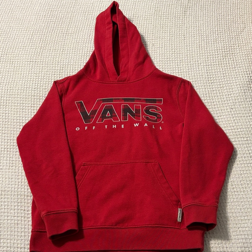 Vans Red Pullover Youth Hoodie